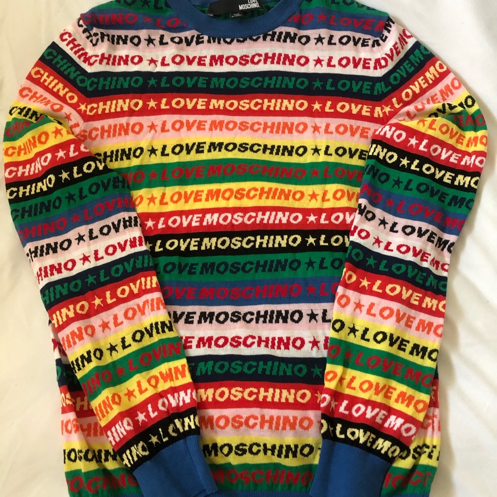 Authentic Love Moschino Logo Sweater US 8